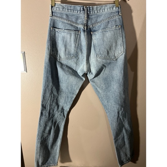Agolde Light Blue Distressed Jeans - Picture 3 of 3